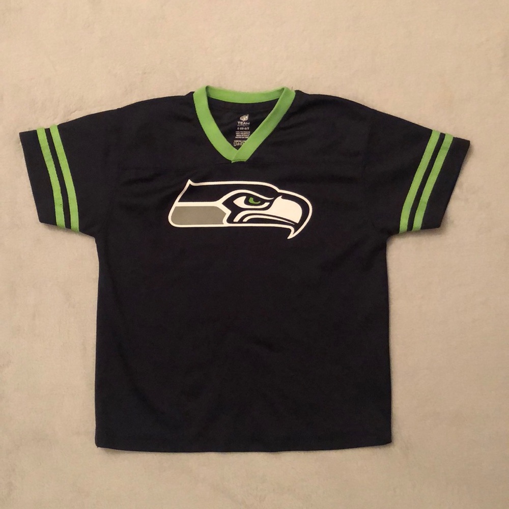 NFL Seahawks Jersey. Size S-CH-6/7